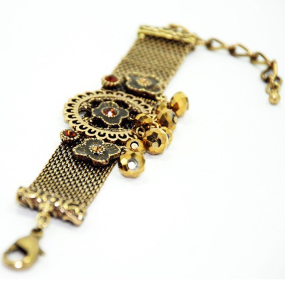 Gold Carvinks Stainless Steel Bracelet